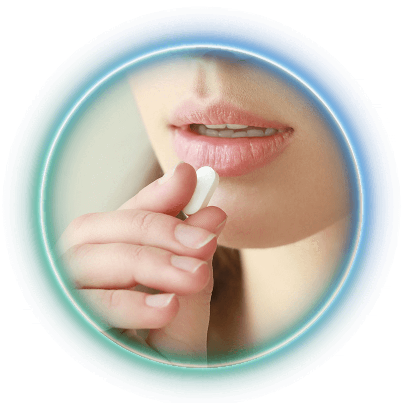 oral conscious pill sedation stylized